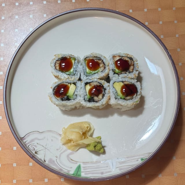 Eel Avocado Roll.