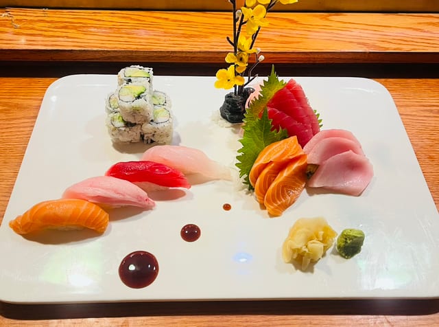 Sushi & Sashimi Combination.