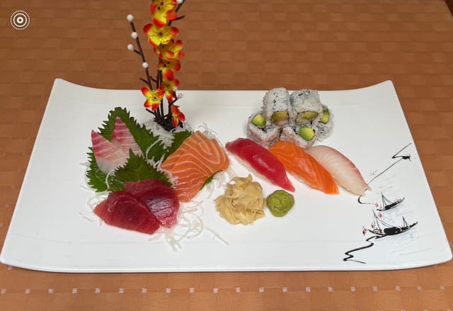 Sushi And Sashimi Combo.