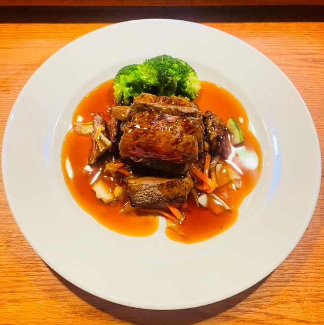 Steak Teriyaki.
