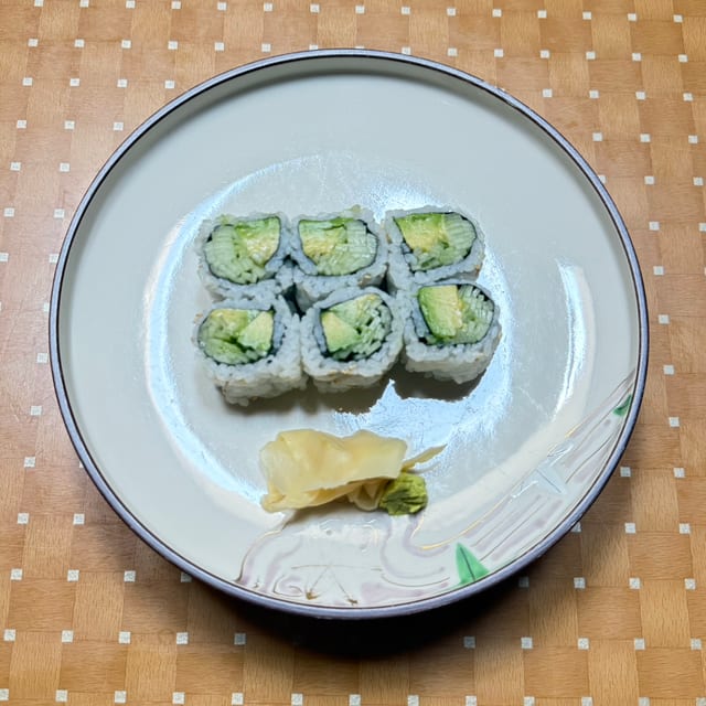 Avocado Cucumber Roll.