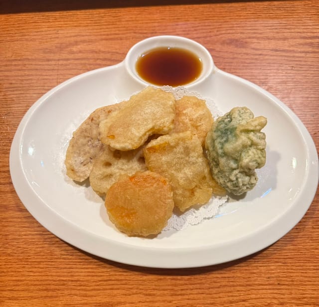 Vegetable Tempura Appetizer.